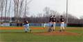 Brown. Yeo, Bokman & Doug Holt confer on the mound