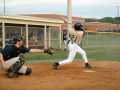 Monty Wells at bat