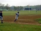 Chris Wilson rounds third base