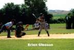 Brian Gleason at bat