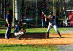 Louis Ullrich at bat