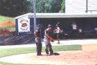 Brian Gleason preparing for another tough inning.