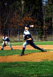 Trevor House pitching